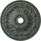 Ekena Millwork Flagstone Ceiling Medallion (Canopies up to 3 7/8"), 30"OD x 3 7/8"ID x 3 1/4"P, Cloud Burst Crackle CM30FLCBC - alternate 1